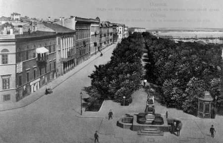 An old photograph of Odessa early 18th century, a period of Tsarist Russiaのeditorial素材