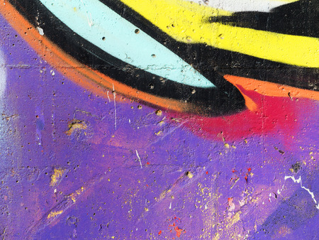 Concrete, weathered, worn wall damaged paint. Grungy Concrete Surface. Great background or texture.のeditorial素材