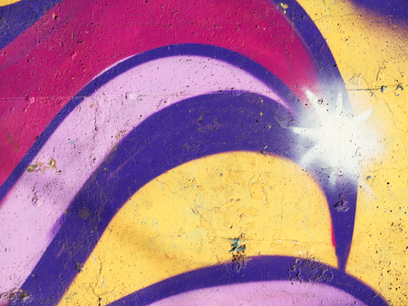 Concrete, weathered, worn wall damaged paint. Grungy Concrete Surface. Great background or texture.のeditorial素材