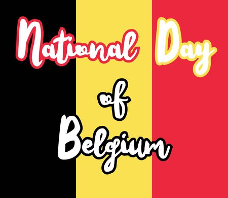 National Day of Belgiumのイラスト素材