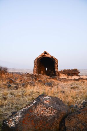 Ruined church Grigor Lusavorich in Armenia