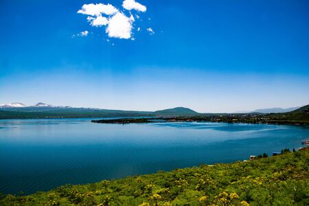 Beautiful view of Sevan lake