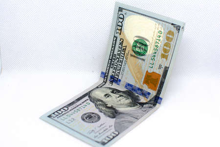 100 United States Dollars. United States one-hundred-dollar bill. US Dollar. American dollar. United...