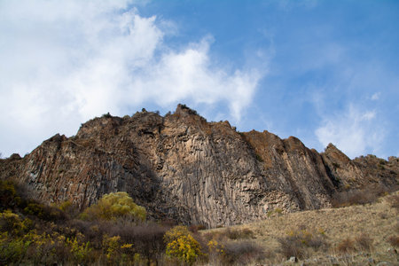 Rocky landscape in the mountains. Crimea, Ukraine, Europe.の写真素材