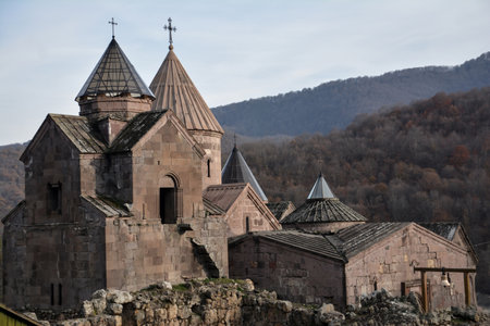 Church in Armenia. Goshavank monastery.の写真素材