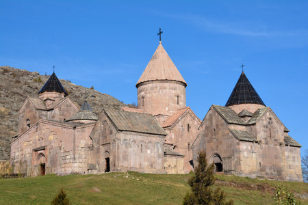 Church in Armenia. Goshavank monastery.の写真素材