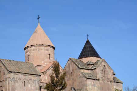Church in Armenia. Goshavank monastery.の写真素材