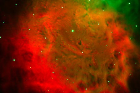 Star field in space a nebulae and a gas congestion.の写真素材