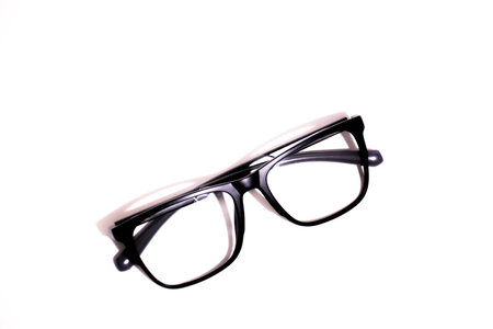 Eyeglasses isolated on white background. Glasses isolated on white background.の写真素材