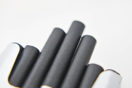 Close-up of items isolated on a white background.の写真素材