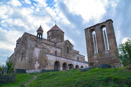 Armenian apostolic church Odzun, Lori region, Armenia. Beautiful monasteryの写真素材