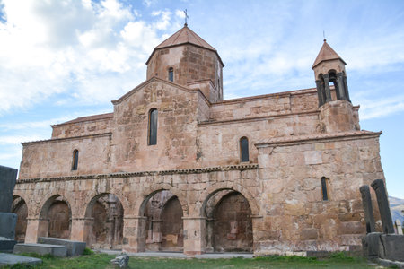 Armenian apostolic church Odzun, Lori region, Armenia. Beautiful monasteryの写真素材