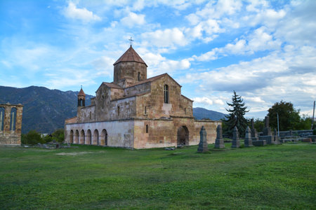 Armenian church Odzun in Lori Region. Beautiful church architecture. Monastery complexの写真素材