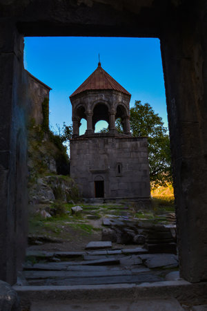 Old church in the ancient city of Alaverdi, Armenia. Kobayr monasteryの写真素材