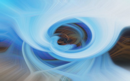 abstract background with blue and white colors and blurred bokehの写真素材