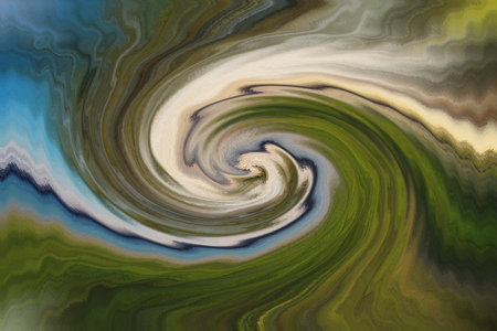 abstract background with a pattern in the form of spirals and waves