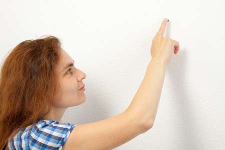 A young wife renovated their homeの写真素材