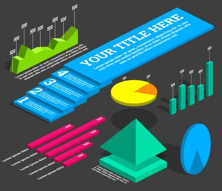 Infographics elements.のイラスト素材