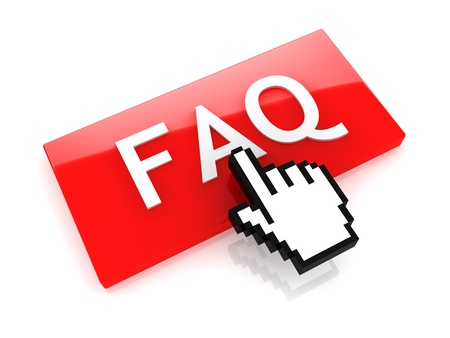 FAQ buttonの写真素材