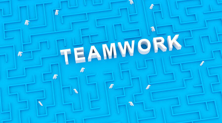 Teamwork success conceptの写真素材