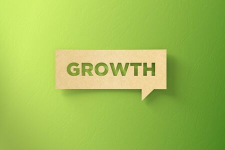 White Chat Bubble representing success investments. 3D illustration