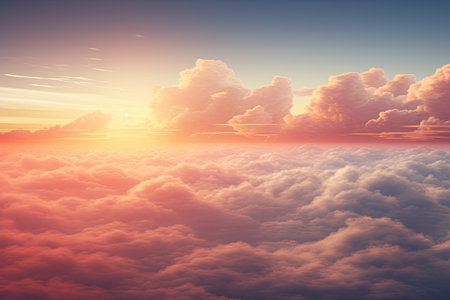 Enchanting Clouds in Faraway Landの写真素材