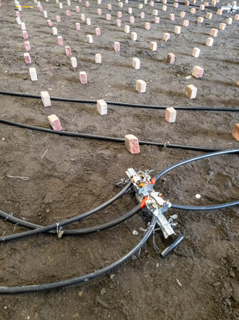 Electrical installation groGround preparation for electrical installations in an industrial...