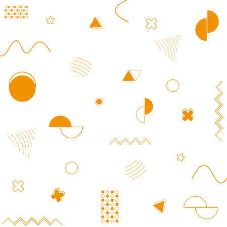 geometric background with design elementsのイラスト素材
