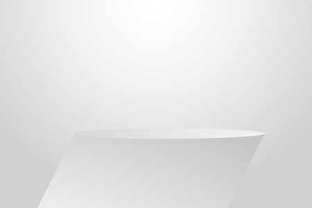 3D display podium productのイラスト素材