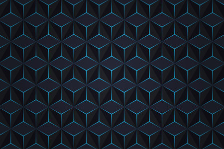 Seamless 3d geometric pattern. abstract backgroundのイラスト素材