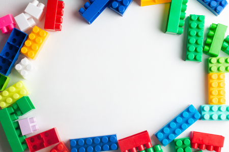 Kids development, Building blocks and constructionの写真素材