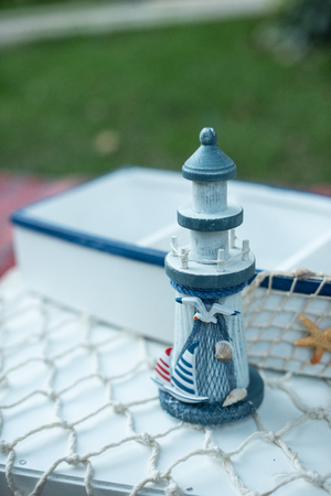 Sea tower lightの写真素材