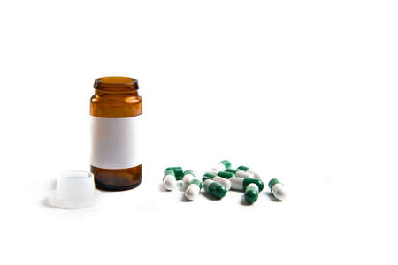 Coronavirus 2019-nCoV outbreak. Pills and drug, care during illness.の写真素材