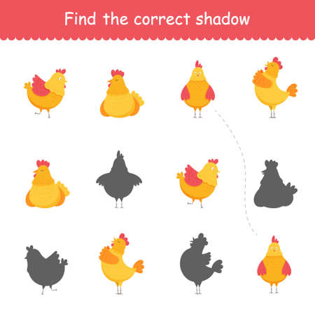 Cute vector chicken, cartoon animal. Graphic illustration on a white background.のイラスト素材