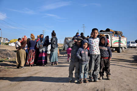 Gypsy neighborhood and gypsy children