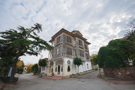 Wooden mansion from Prince's Islands in Istanbul. Istanbul's traditional ottoman houses.の写真素材