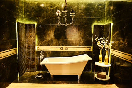 Customers viewing new bathroom and kitchen products at ceramic fair in istanbul exhibition center in istanbulのeditorial素材