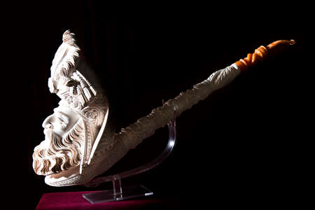 Traditional meerschaum pipe in Eskisehir city, Turkeyのeditorial素材