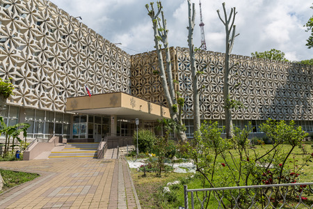 Sochi, RUSSIA - May 21, 2017: Sochi college of artのeditorial素材