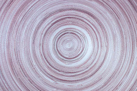 Abstract circular textured background. Tinted compressed bamboo diskの写真素材