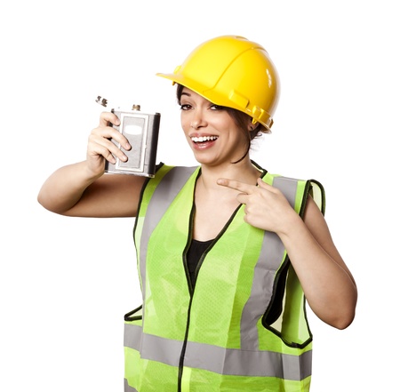Caucasian young adult woman in her mid 20の写真素材