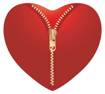 Open heart.Vector illustration.のイラスト素材