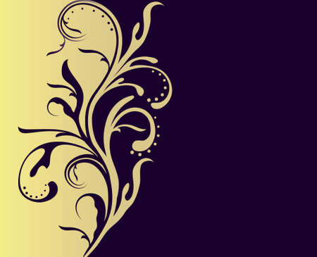 abstract floral background with place for your textのイラスト素材