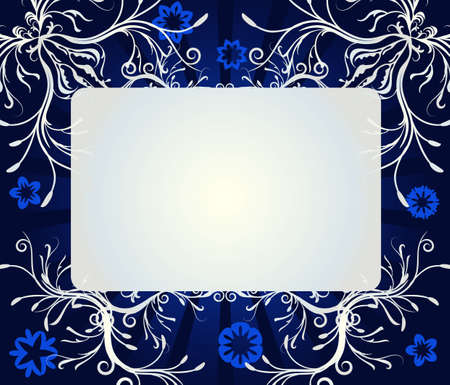 abstract floral background with place for your textのイラスト素材