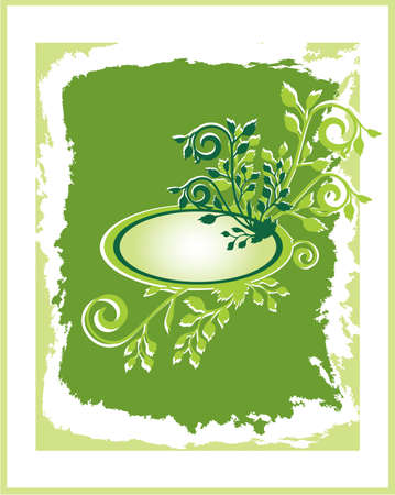 abstract floral background with place for your textのイラスト素材