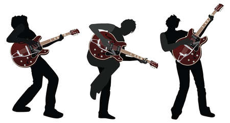 Guitaristのイラスト素材