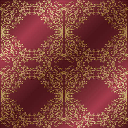 Seamless embroidery. illustration.のイラスト素材