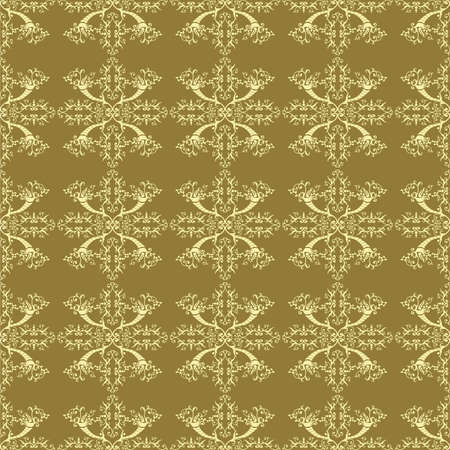 Seamless floral background.  illustration.のイラスト素材