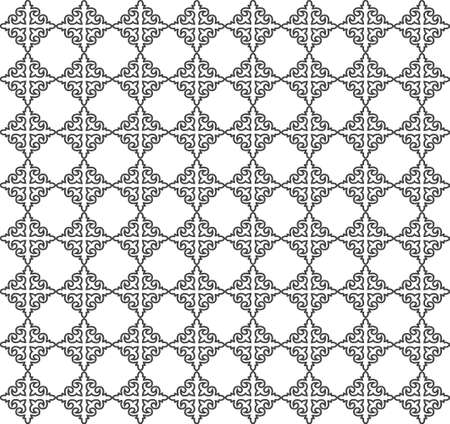 Seamless embroidery. illustration.のイラスト素材