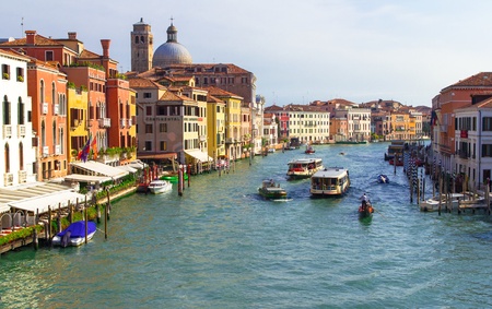 Venice view from bridge of the discalced (ponte scalzi).のeditorial素材